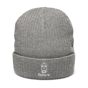 Hermetic Ribbed knit beanie